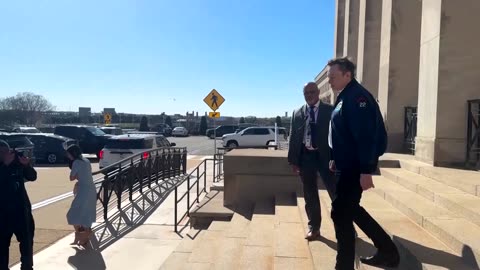 Musk departs Pentagon after meetings with Defense Secretary Hegseth