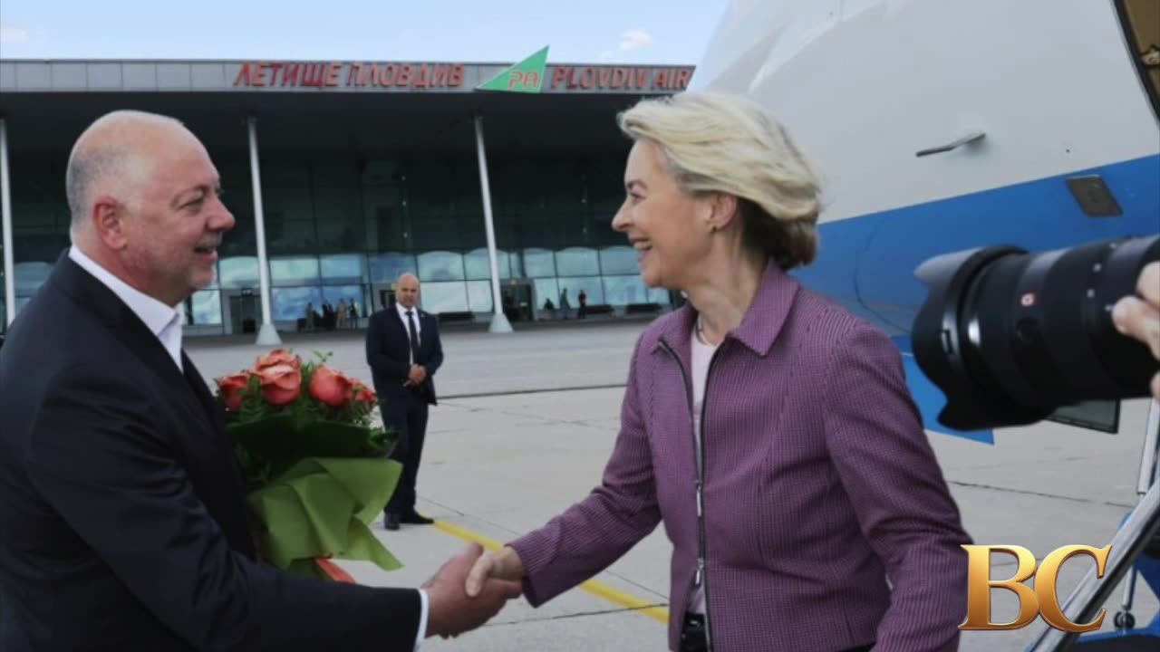 EU chief von der Leyen’s plane hit by suspected Russian GPS jamming