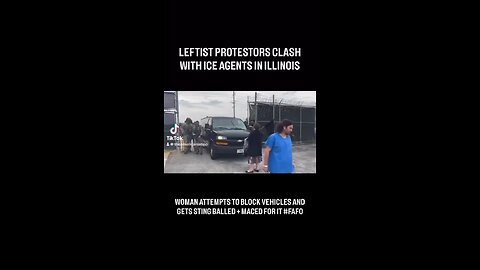 ICE agents clash with protestors in IL