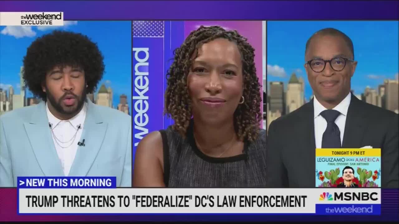 MSNBC’s Eugene Daniels Says Trump’s Focusing on D.C. Crime Because It’s ‘Majority Black and Brown’