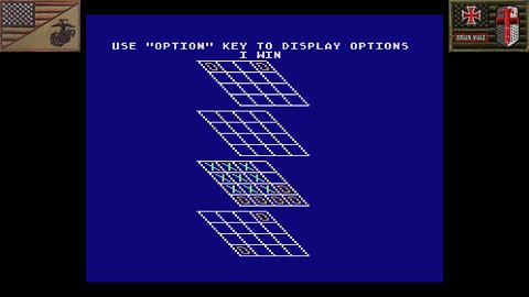 The Ending Sequence: "3-D Tic Tac Toe" {#1B} (Atari 800 - 1979) [NA Version]