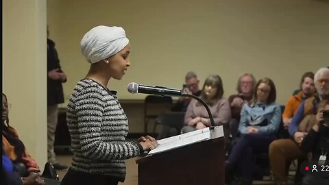 Democratic congresswoman Ilhan Omar sprayed by