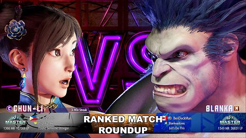 Kuya Kalbo SF6 Ranked Roundup. Chun Li Master Rank [Hori Fight Stick]