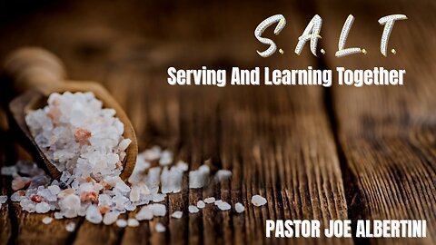 August 10, 2025 | Serving Together| Pastor Joe Albertini |