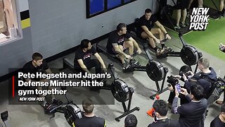 Pete Hegseth and Japan's Defense Minister Hit the Gym Together