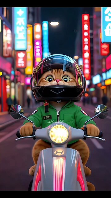 The ojol driver came...eh it turned out to be a cat!