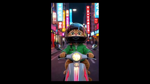 The ojol driver came...eh it turned out to be a cat!