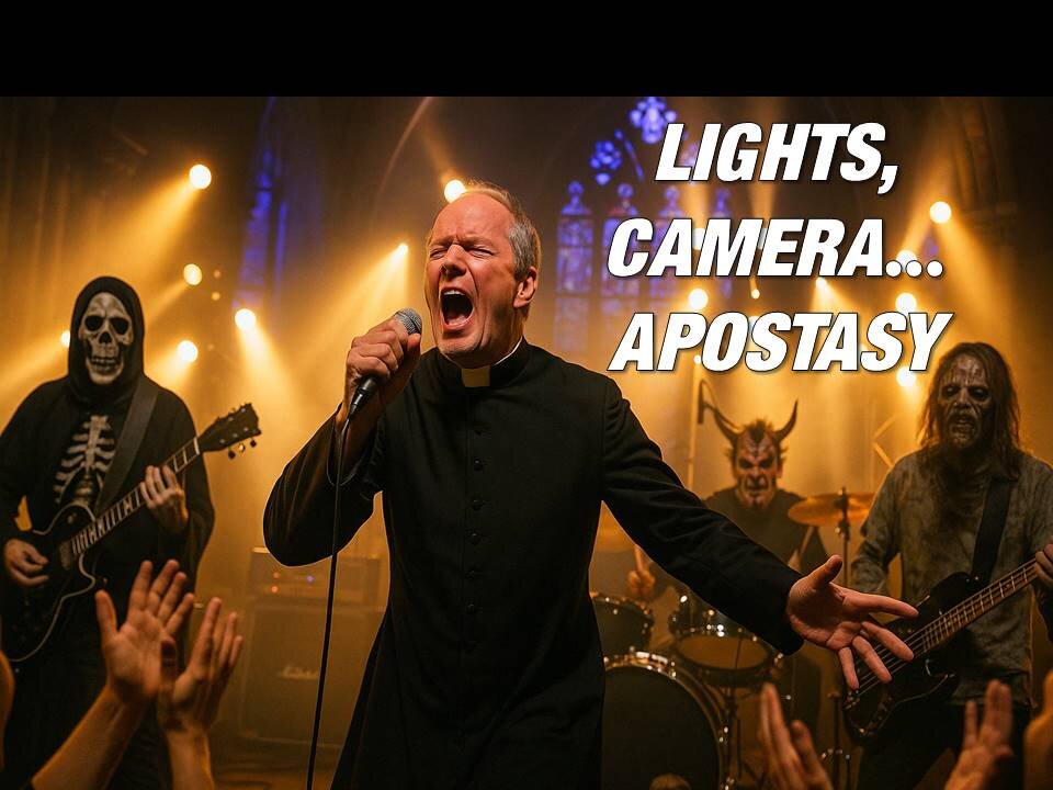 "Lights, Camera… Apostasy! The Showbiz Church of the End Times"