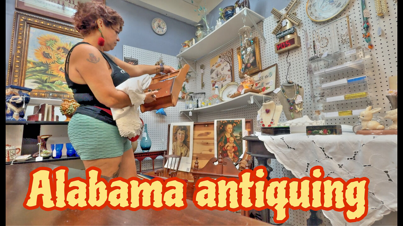 My last thrift shopping-Alabama!