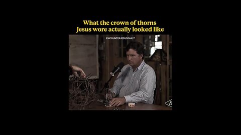 What the crown of thorns Jesus wore actually looked like 😓😓