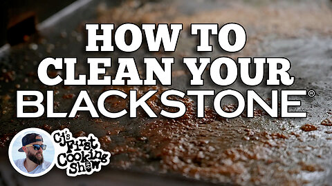 How to Clean Your Blackstone Griddle with CJ and Stephanie Tea