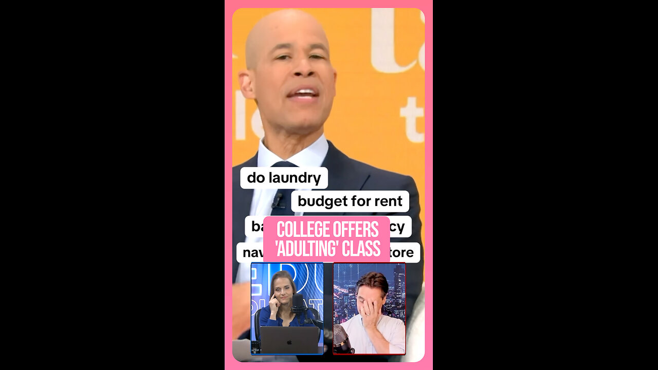 🤦‍♂️College Offers 'Adulting' Class
