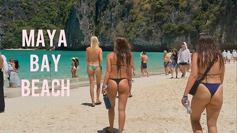 🇹🇭Maya Bay Beach Phi Phi Islands | Thailand Dream Holiday🔥#mayabay #phiphiislands 4K HD