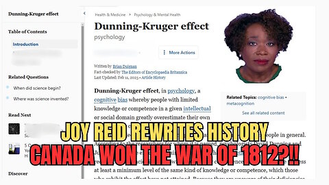 Joy Reid Says Canada Beat the U S in 1812—She’s Dead Wrong