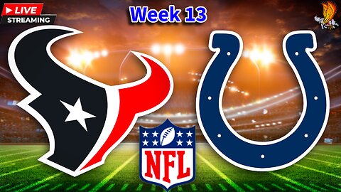 Houston Texans vs Indianapolis Colts: NFL Sunday LIVE Week 13 Play by Play and Watch Party