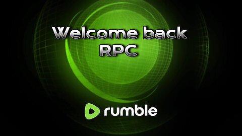 Welcome back RPC. Daily upload check in.