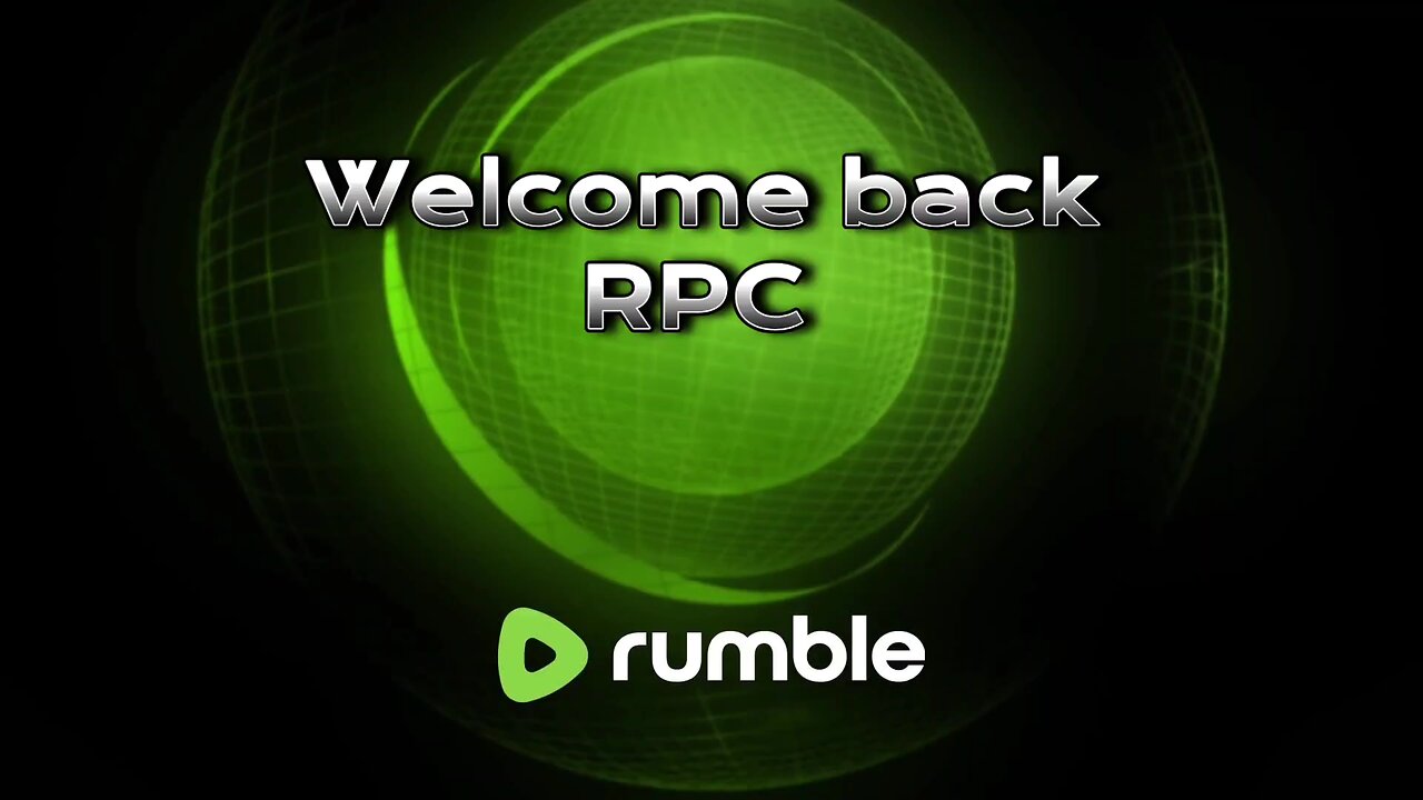 Welcome back RPC. Daily upload check in.
