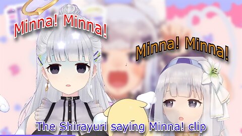 comedian vtuber Shirayuri lily - Minna!