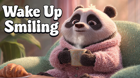 Wake Up Smiling 🌞🐼 Cozy Good Morning Happy Music