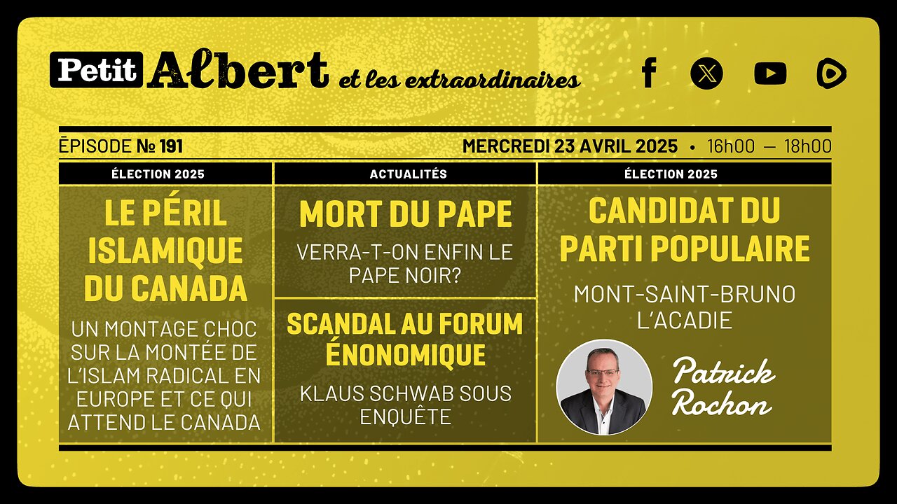 Petit Albert et les extraordinaires Épisode #191 -Avec Patrick Rochon