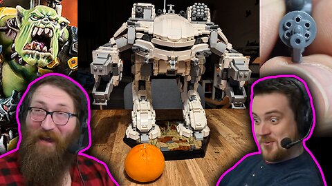 Ben Built A Big Battletech Lego - Drilling Barrels - Tom and Ben