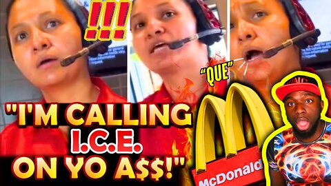 🚨"TRUMP SENDING YA AZZ BACK!" Black Woman Goes BALLISTIC On McDonald's Worker! Cries DISCRIMINATION!