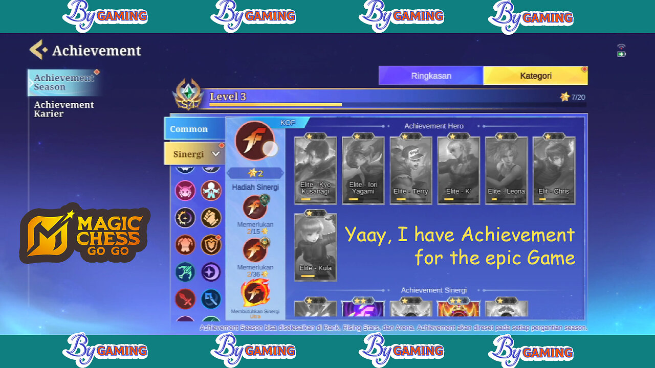 Yaay, I Have Achevement for the Epic Game