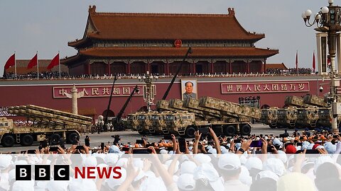 China unveils new weapons in massive parade attended by Vladimir Putin and Kim Jong Un | BBC News