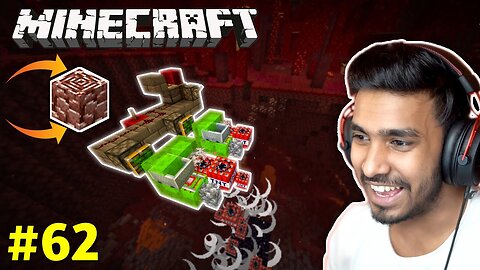 Micro Miner Machine Destroyed Nether | Minecraft Gameplay #62