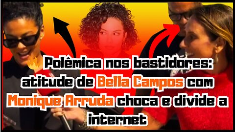 Nossa!Treta na praia,Soberba ou sensatez #BellaCampos ignora repórter do #LeoDias, e gera um climão!