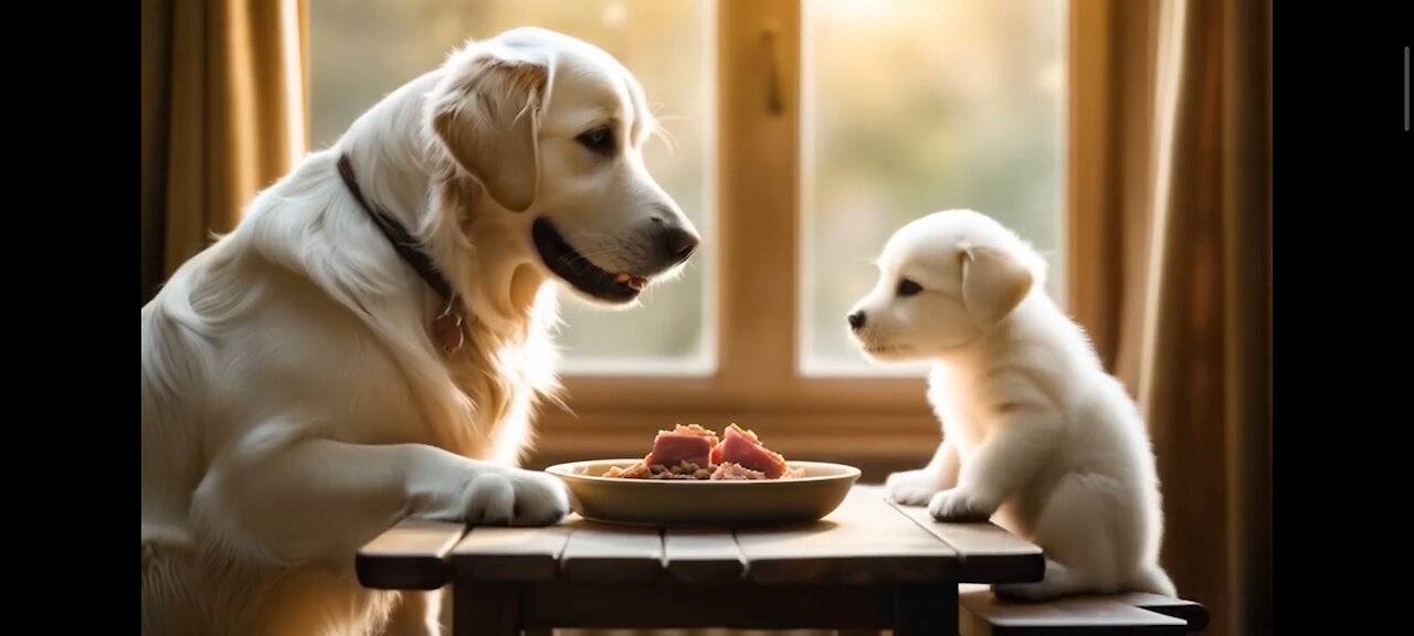 Puppy and Mama Dog Work at the Bathhouse, Relax in the Hot Spring After ...