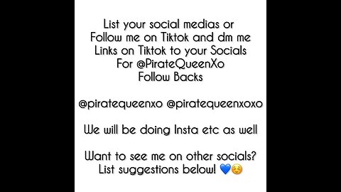 Let’s connect everywhere possible! 😘💙🔥