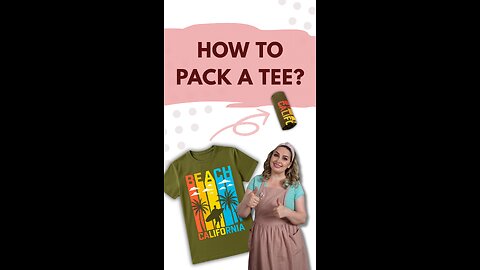 The Ultimate T-Shirt Packing Hack | Save Space the Smart Way