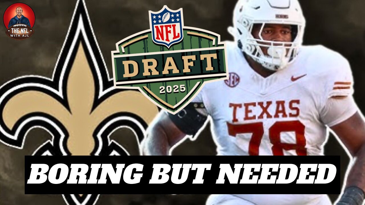 Saints Fan REACTION To Drafting Kelvin Banks 9th Overall In The 2025 NFL Draft