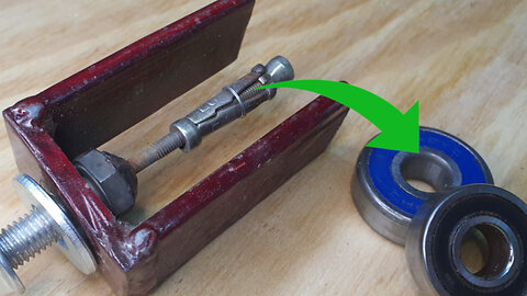 DIY blind hole bearing remover!