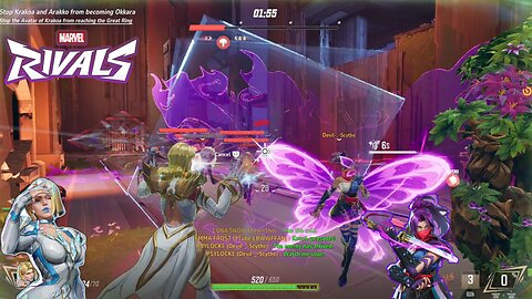 Marvel Rivals (PS5) Psylocke & Emma Frost Gameplay 8/19/2025