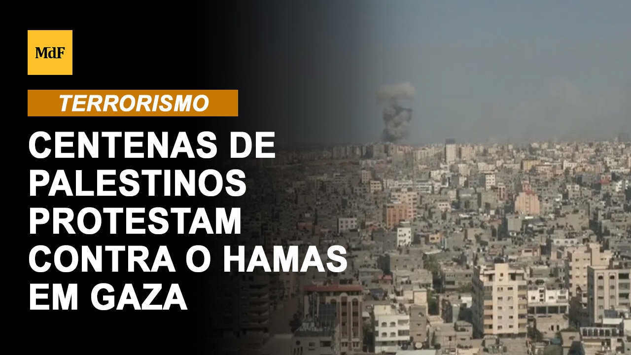 Centenas de palestinos protestam contra o Hamas em Gaza: 'Basta de guerra!'
