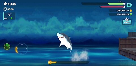 Opulence hungry shark