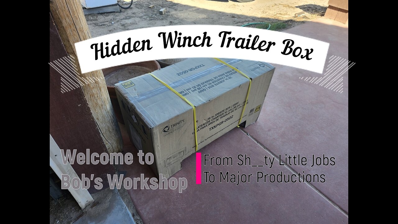 Hidden Winch Trailer Tongue Box