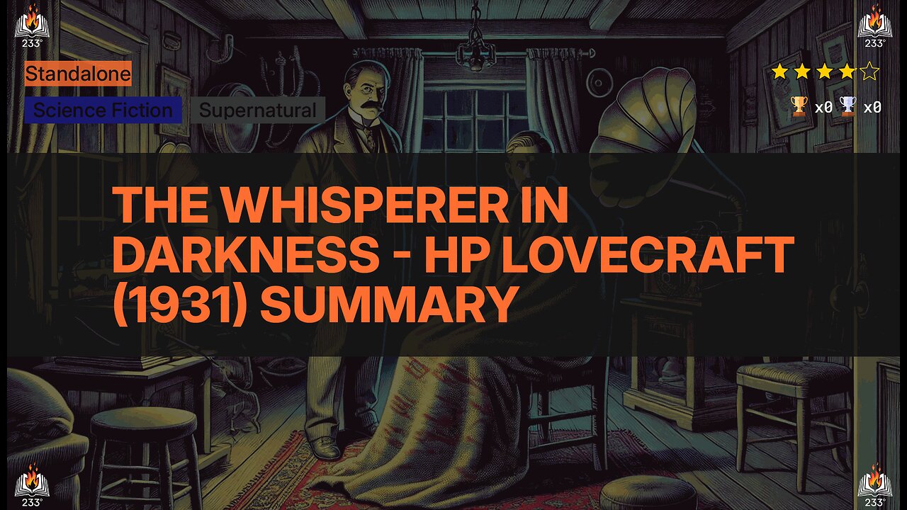 The Whisperer in Darkness - HP Lovecraft (1931) Summary
