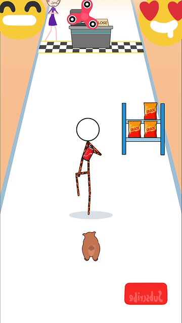 Stickman Adventures: Unlocking All Items During the Run! #shorts #ytshorts