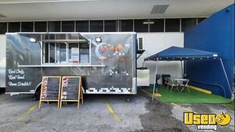 2022 8.5' x 16' Quality Cargo Kitchen Food Concession Trailer with Pro-Fire System