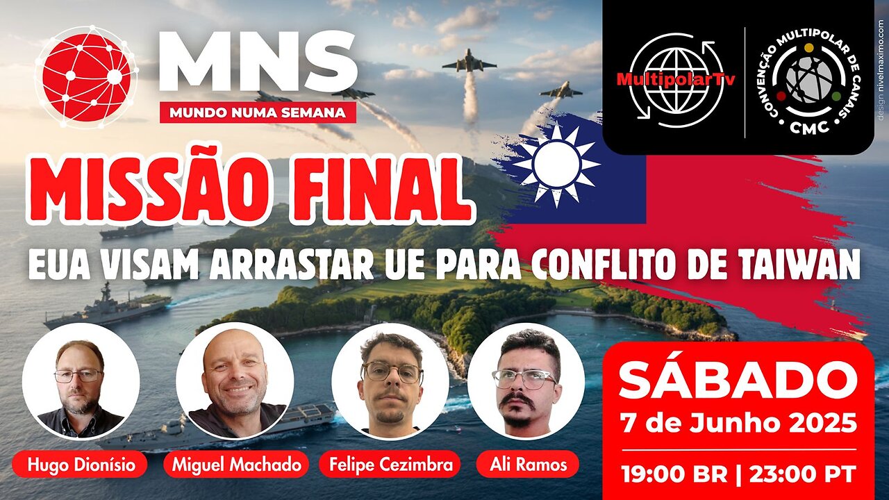 EUA TENTAM ARRASTAR A NATO PARA O ESTREITO DE TAIWAN!