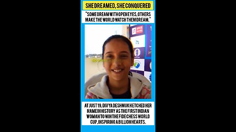 She Dreamed, She Conquered