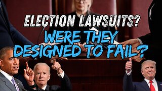 The Plan On Elections WAS TO LOSE ALL LAWSUITS! How We Can Recover!