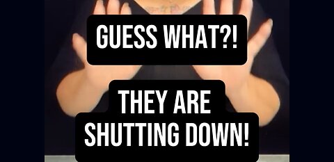 Guess What?! They Are Shutting Down! 🙌 #signlanguage #talk #asl #knowledge