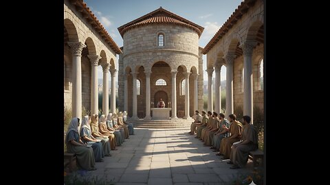 ANCIENT CHURCH & SYNAGOGUE WOMEN SAT ON LEFT SIDE (THE EVIL REALM)