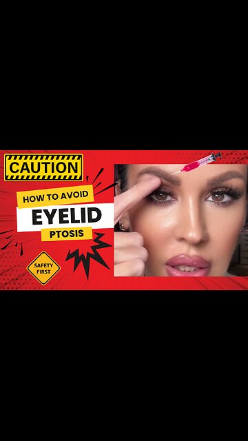 How to avoid eyelid ptosis