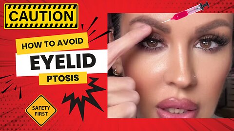 How to avoid eyelid ptosis
