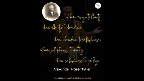In the 1700s, Alexander Fraser Tytler warned us.